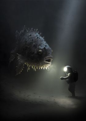 Deep sea encounter