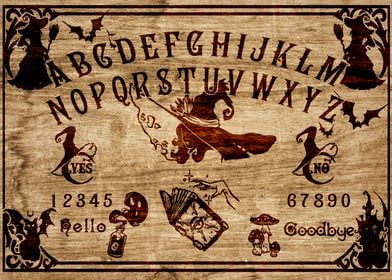 Ouija board Wicked witch