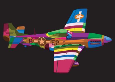 Colorful airplane