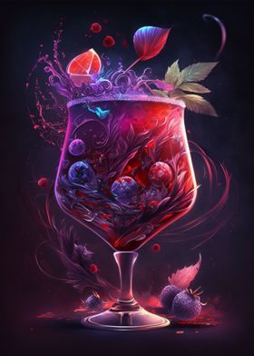 Fantasy Cocktail Red