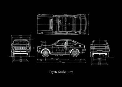 Toyota Starlet 1973