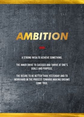 ambition