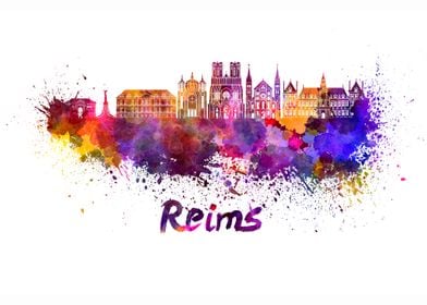 Reims skyline