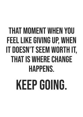 Keep Going