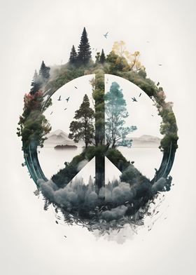 Peace Symbol Nature