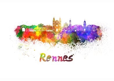 Rennes skyline