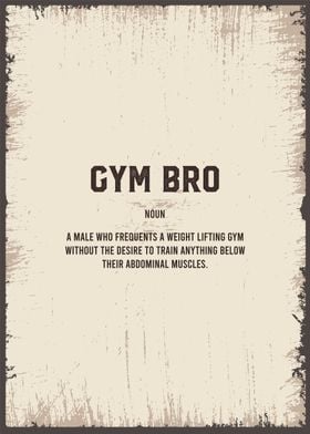 gym bro