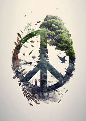 Peace Symbol Nature