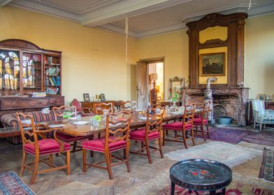 Dining room of the manor