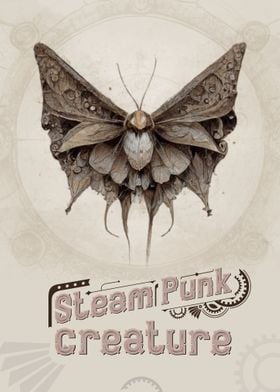 Steam punk moth