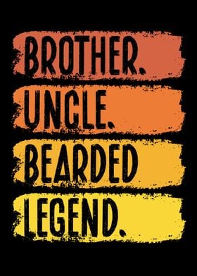 Brother uncle bearded lege