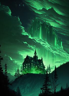 Castle of Green Auroras