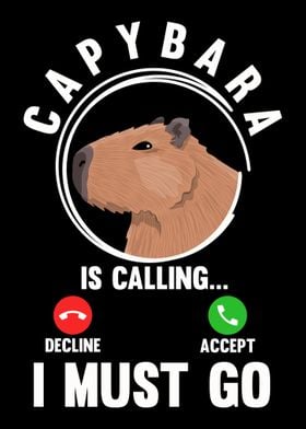 Funny Capybara Humorous