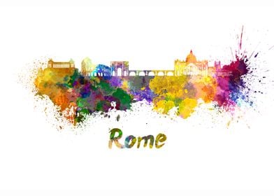 Rome skyline