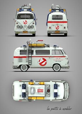 Vw Combi Ghostbuster