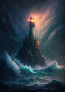 A Lighthouse in a Storm v6