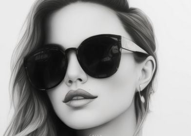 Woman with Sunglass