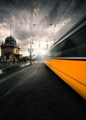 Liberty Bridge and Tram