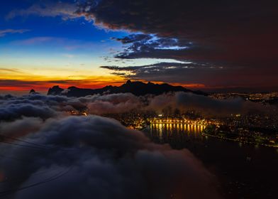 Sunset in Rio