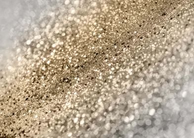 Gold Silver Bokeh Glitter 