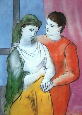 lovers 1923 by Picasso