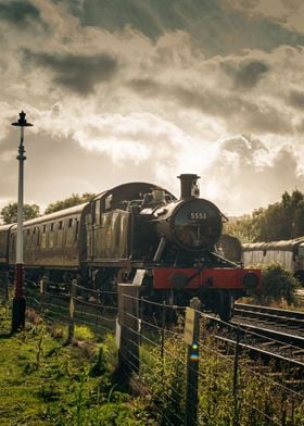 Steam Train in the Sun