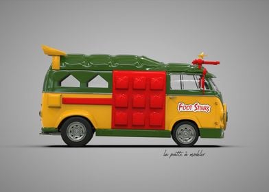 Vw Combi Mutant Turtles