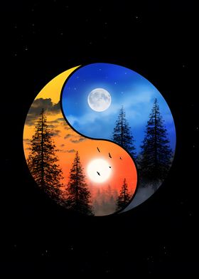 Yin and Yang balance 