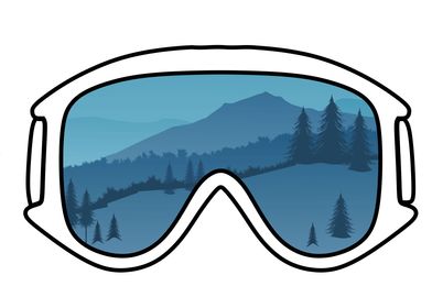 Ski Snowboard Goggles Blue