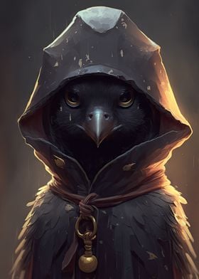 Wizard the Crow Portrait