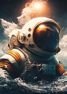 Astronaut in Ocean