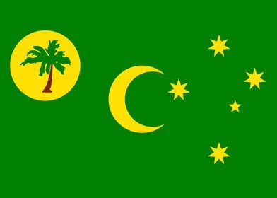 Cocos Islands Flag