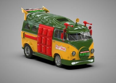 Vw Combi Mutant Turtles