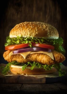 Chicken Sandwich Burger 3