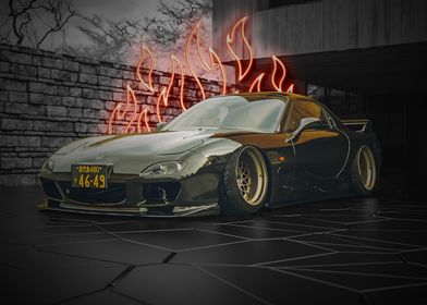 Anime Cars Mazda