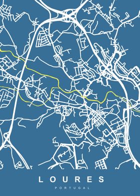 Map LOURES PORTUGAL