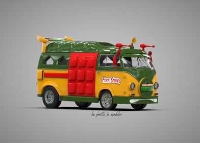 Vw Combi Mutant Turtles