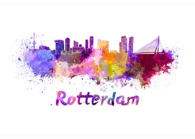 Rotterdam skyline