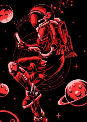 Red Astronaut