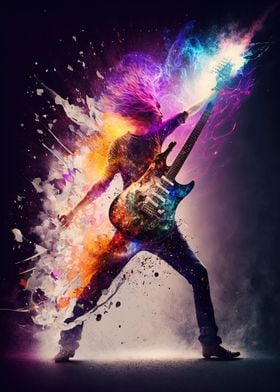 Guitarist Music Energy