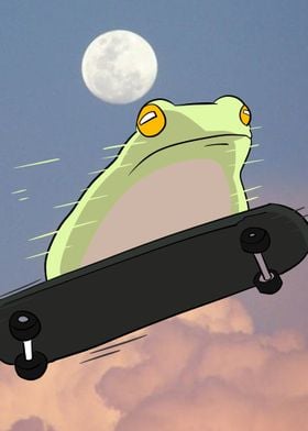 aesthetic frog