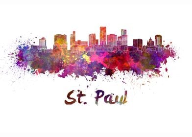 Saint Paul skyline