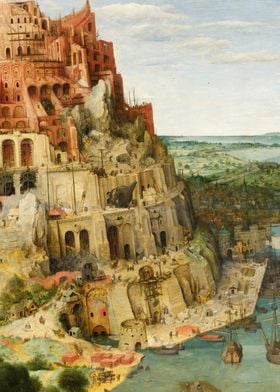 The Tower of Babel detail 