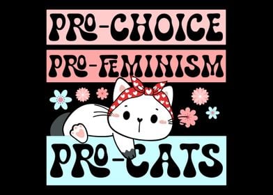 ProChoice Feminism Cat