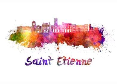 Saint Etienne skyline