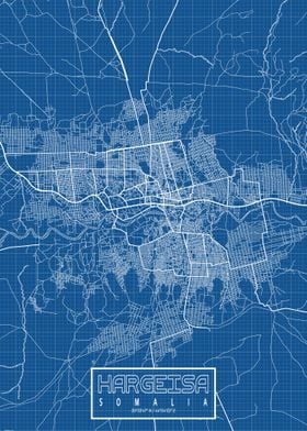 Hargeisa Map Blueprint