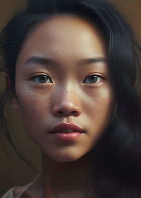 Portrait of an Asian Girl