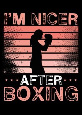 I am nicer after boxing