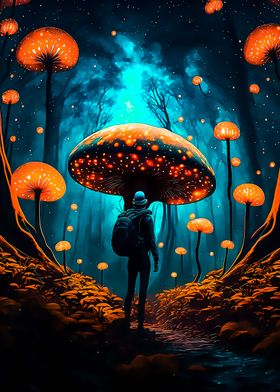 Mushroom forest