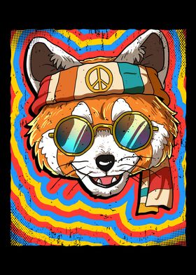 Red Panda Psychedelic